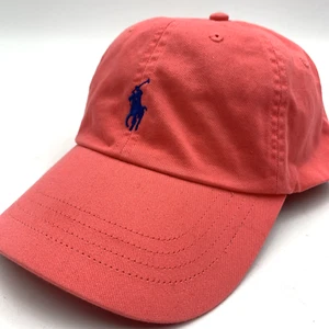 Pink Polo Womens Hat Ralph Lauren Strap Back Cap Baseball - Picture 1 of 7
