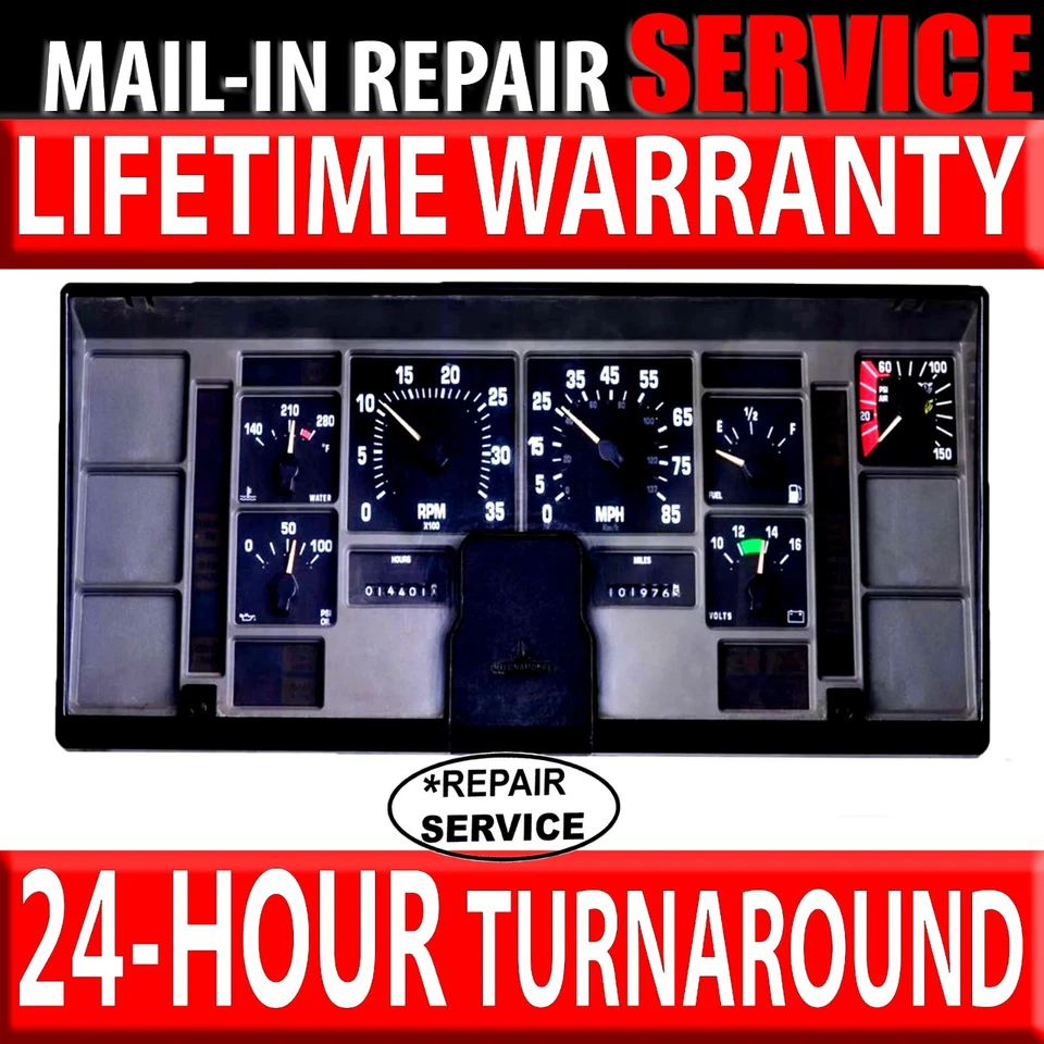 93-04 Международный грузовик спидометр приборной панели [*ремонт сервис] - Изображение 1 из 4