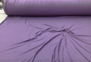 Tanboocel Bamboo Spandex Fabric 4 way Stretch Lavender Purple B421 - Picture 1 of 1
