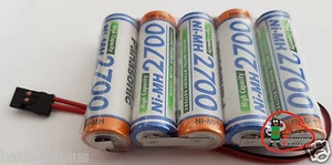 Panasonic / Sanyo Modellbauakku 5er Reihe F1x5 AA 2700mAh 6V Ni-MH Graupner - Bild 1 von 1
