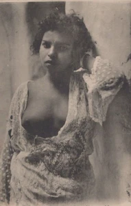 North Africa nude Harem Arab Woman ethnic original early 1914s photo postcard - Picture 1 of 1