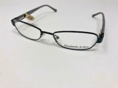 Elizabeth Arden EA1055-1 52-17-130 negro plata bisagra flexible borde completo EE29 Foto 1 de 4