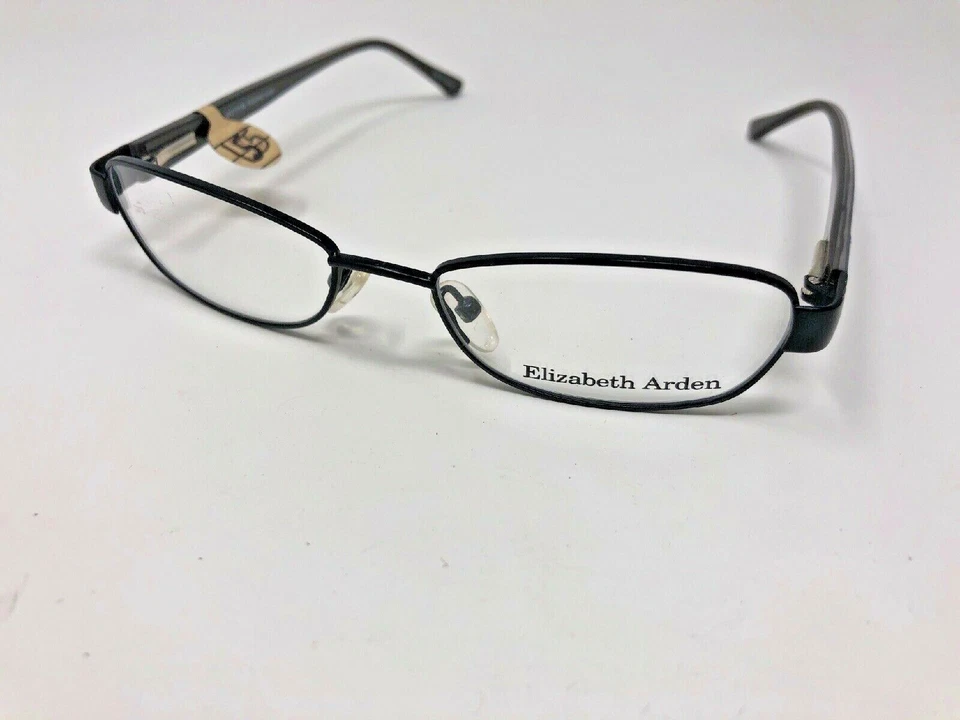Elizabeth Arden EA1055-1 52-17-130 negro plata bisagra flexible borde completo EE29 Foto 1 de 4