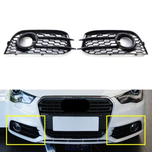 Stoßstange Nebelscheinwerfer Gitter Abdeckung Links & Rechts passend für Audi A1 8X 2010-2014 Paar - Bild 1 von 10