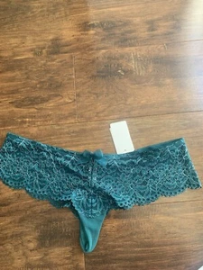 Neu mit Etikett bTempt'd 945144 Ciao Bella SPITZEN-TANGA TANGA MEDIUM Gr./GRÜN REG $ 19 - Bild 1 von 6