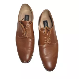 ADOLFO Braun Budapester Oxford Herren Elegant Schuhe 44 EU 10,5 US Weite Hergestellt in Italien - Bild 1 von 6