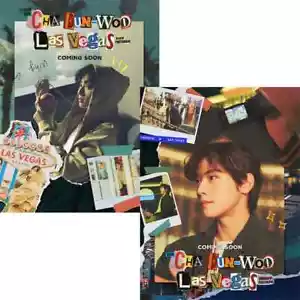 ASTRO CHA EUN WOO [LAS VEGAS] OFFICIAL PHOTO BOOK/Book+6 Card+Poster+2 Film+GIFT - Bild 1 von 18
