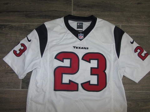 Houston Texans Arian Foster NFL Football Jersey Vintage Nike Authentic Sewn L Lg Cover