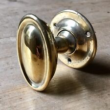 Brass Door Knob Handle Vintage Pull Antique Oval Goose Egg Shape