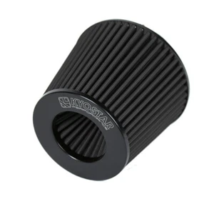 89mm Air Filter 3.5'' Inlet Short Ram Cold Air Intake Cone Washable Universal - Bild 1 von 11