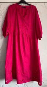 M&S Collection Pink Dress size 16/reg - Picture 1 of 12