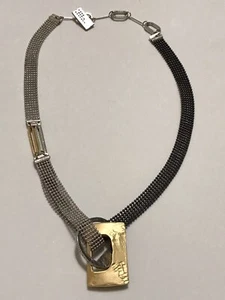 ANNE MARIE CHAGNON NECKLACE MODERN BRUTALIST - Picture 1 of 10