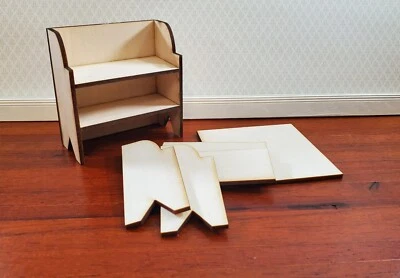 Dollhouse KIT Jug Pot Shelf Primitive Style 1:12 Scale Miniature Easy Assembly - Image 1 of 4