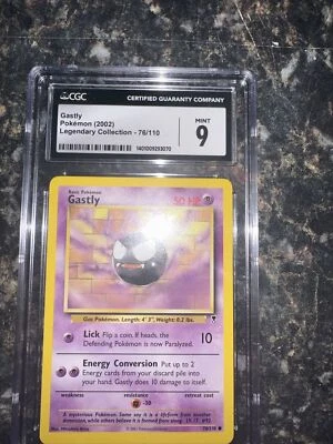 Gastly Pokémon (2002) Legendary Collection 76/110 MINT 9!! - Image 1 of 2