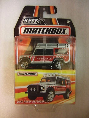 Ambulancia Land Rover Defender 110 2016 Best of Matchbox con caja (DKC65) Foto 1 de 2