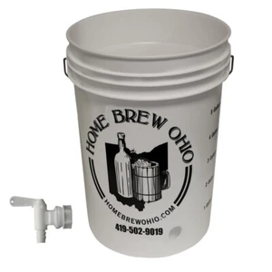 Home Brew Ohio 6.5 Gallon Bottling Bucket with Vintage Shop Spigot-No Lid - Picture 1 of 4