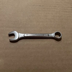 "Llave combinada rechoncha de 11 mm y 12 puntos - la longitud es de 4 5/8""" - Imagen 1 de 3