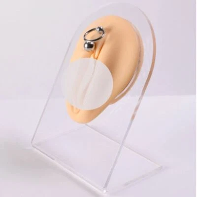 Piercing capucha vaginal ombligo de acero inoxidable Foto 1 de 3