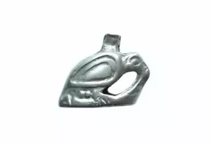 Seltener 6. Jh. Seltener russischer Bronzeknauf in Griffinform - Bild 1 von 3