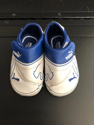Zapatillas Bebé Puma Niño Talla 4 Azul Y Blanco Foto 1 de 4