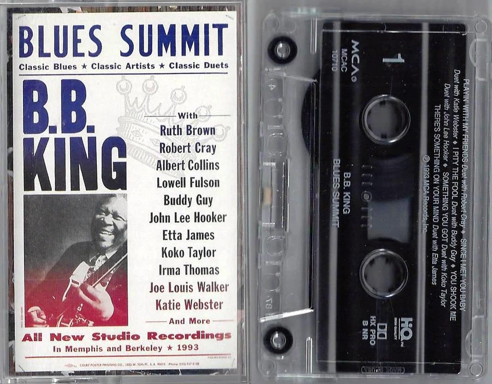 B.B. KING / BLUES SUMMIT - Cassette (1993) - Image 1 of 1