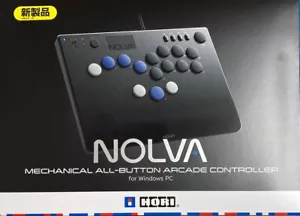 Hori Nolva Mechanical All-Button Arcade Leverless Controller for Windows Japan - Picture 1 of 6