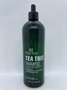 Shampoo Botanic Hearth Tea Tree tutti i tipi di capelli 16 once ~ pompa rotta ~ leggere! - Foto 1 di 3