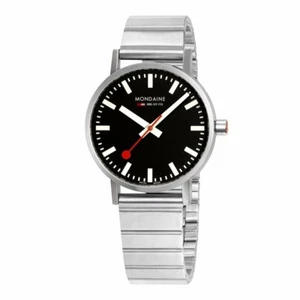 Mondaine A660.30314.16SBW Swiss Railways Classic Steel 36mm Quartz Wrist Watch - Picture 1 of 6