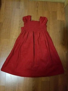 NWT Ralph Lauren Girls Corduroy Christmas Dress Red Size 6 MSRP: 90.00 - Picture 1 of 8