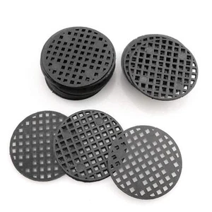 Flower Pot Hole Mesh Pad 50PCS 45mm Black Color Plastic Bonsai Bottom Grid Mat - Picture 1 of 4