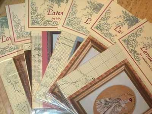 Lavender & Lace ASSORTED Cross Stitch Patterns Some with Beads/Kreinik U CHOOSE - Picture 1 of 7