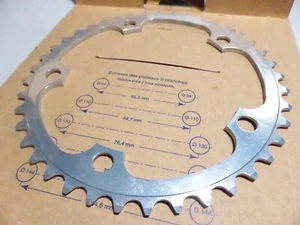 NOS T.A. Chainring 41T  Aluminium  TA 3/32" Vintage ALIZE 130 mm Shimano - Picture 1 of 16