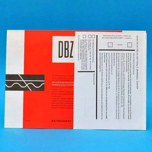 Bertelsmann Deutsche Bauzeitschrift | Prospekt Werbung kleines Faltblatt 1958 - Imagen 1 de 1