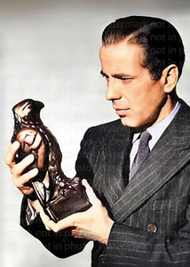 Humphrey Bogart In The Maltese Falcon RARE COLOR Photo 499 - Picture 1 of 1