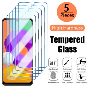 Tempered Glass Screen Protector For Samsung Galaxy S24 S23 S22 S21 S20 A52 A54 - Picture 1 of 20