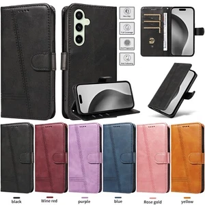 Funda de teléfono para Samsung Galaxy Note20 Ultra/10+ tarjetero billetera cubierta de cuero - Imagen 1 de 70