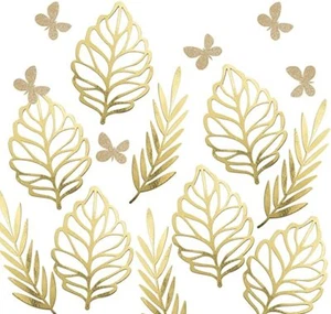Ling's moment Paper Crafts foglie assortite salice e glitter farfalla - Foto 1 di 1