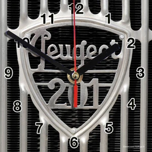 HORLOGE MURALE Calandre radiateur PEUGEOT 201-02M - Foto 1 di 1