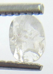 0,31 ctc diamante de corte rosa forma ovalada blanco natural real 5,59x4,20x1,46 mm - Imagen 1 de 6