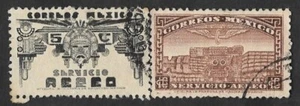SMI) 1934 MEXICO, AZTEC ART, QUETZALCOATL DOME, TEOTIHUACAN, USED - Picture 1 of 1
