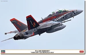 Hasegawa 1:48 F/A-18D Hornet VMFA (AW)-224 Bengals 2024 Plastic Model Kit Japan - Picture 1 of 2