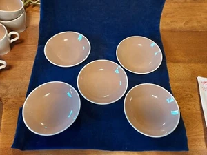 5er Set Harkerware Springtime Müsli-/Suppenschalen hellbraun/rosa - Bild 1 von 3