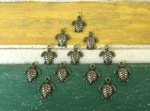 JOYERÍA PARA MASCOTAS AMIGABLE SLOW MOVERS 10 DIJES DE PELTRE TORTUGA TODO NUEVO. - Imagen 1 de 1