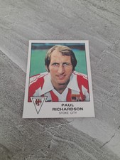 730) PAUL RICHARDSON STOKE CITY - FOOTBALL 80 PANINI STICKER 