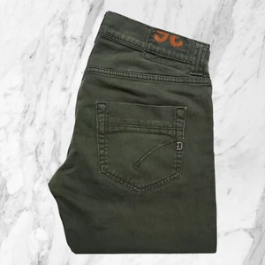 DONDUP Jeans Uomo Verdi Rari Eccellente Stato Jar Taglia 36 W36 / 50 ITA - Foto 1 di 18
