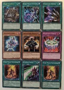 YuGiOh 9 Card Dark Magic Related Card Set/Lot - Imagen 1 de 1