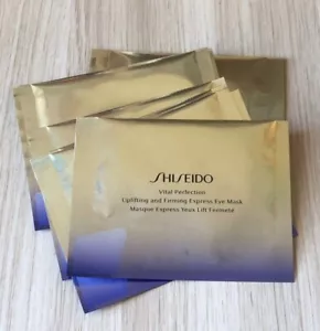 ✰SALE✰ ☾2 PAIRS☽ SHISEIDO Vital Perfection Uplifting Firming Express Eye Mask - Picture 1 of 11