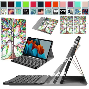 Keyboard Case for Samsung Galaxy Tab S7 11'' 2020 SM-T870/T875/T878 Pen Holder - Picture 1 of 13