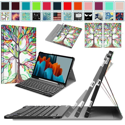 Keyboard Case for Samsung Galaxy Tab S7 11'' 2020 SM-T870/T875/T878 Pen Holder - Image 1 of 4