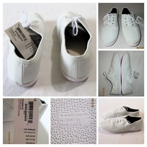 American Apparel Sneakers Light Blue Denim Lace Up Tennis Shoes M 10 / W 12 NWMD - Picture 1 of 20